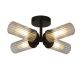 Plafoniera baie metal negru IP44 Imperial 4L
