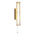 Aplica LED de perete baie metal aurie Vibrate 33cm