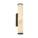 Aplica LED de perete baie metal negru Wales