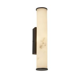 Aplica LED de perete baie metal negru Wales