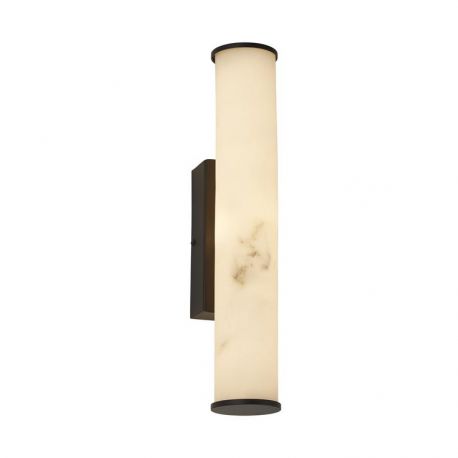 Iluminat pentru baie - Aplica LED de perete baie metal negru Wales