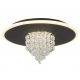 Plafoniera LED design elegant Deluge negru