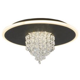 Plafoniera LED design elegant Deluge negru