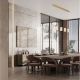 Pendule, Lustre suspendate - Lustra aurie cu 5 pendule LED PHOS