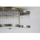 Plafoniere - Plafoniera metal alama antique, sticla Lotus 2L