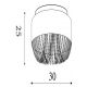 Plafoniere - Plafoniera design elegant Bellano 3L