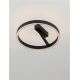 Plafoniere - Plafoniera circulara aluminiu negru LED CCT ADALIZ 50cm