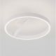 Plafoniere - Plafoniera circulara aluminiu alb LED CCT ADALIZ 50cm