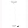Lampadar circular aluminiu alb LED ADALIZ