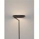 Lampadare - Lampadar circular aluminiu negru LED ADALIZ