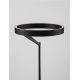 Lampadare - Lampadar circular aluminiu negru LED ADALIZ