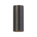 Aplica iluminat ambiental metal negru Cyls 2
