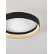 Plafoniere - Plafoniera circulara aluminiu negru/auriu LED CCT LUMIA 45cm
