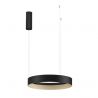 Lustra circulara aluminiu negru/auriu LED CCT LUMIA 50cm