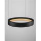 Pendule, Lustre suspendate - Lustra circulara aluminiu negru/auriu LED CCT LUMIA 50cm