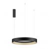 Lustra circulara aluminiu negru/auriu LED CCT LUMIA 60cm