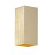 Aplica iluminat ambiental metal auriu Don Square 2