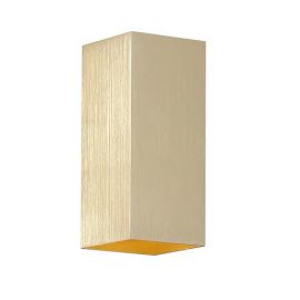 Aplica iluminat ambiental metal auriu Don Square 2