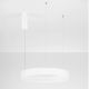 Pendule, Lustre suspendate - Lustra circulara aluminiu alb LED CCT LUMIA 60cm