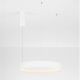 Pendule, Lustre suspendate - Lustra circulara aluminiu alb LED CCT LUMIA 60cm