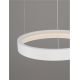 Pendule, Lustre suspendate - Lustra circulara aluminiu alb LED CCT LUMIA 60cm
