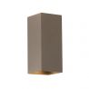 Aplica iluminat ambiental metal cafeniu Don Square 2