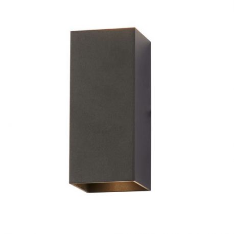 Aplice, corpuri de iluminat pentru pereti - Aplica iluminat ambiental metal negru Don Square 2