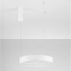Pendule, Lustre suspendate - Lustra circulara aluminiu alb LED CCT LUMIA 50cm