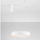 Pendule, Lustre suspendate - Lustra circulara aluminiu alb LED CCT LUMIA 50cm