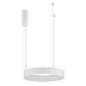 Lustra circulara aluminiu alb LED CCT LUMIA 50cm