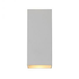 Aplica iluminat ambiental metal alba Don Square 2