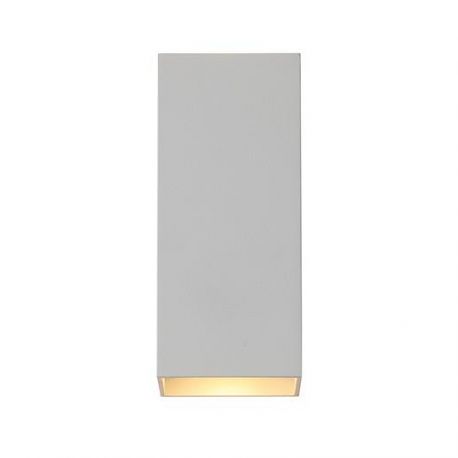 Aplice, corpuri de iluminat pentru pereti - Aplica iluminat ambiental metal alba Don Square 2