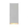 Aplica iluminat ambiental metal alba Don Square 2