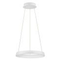 Lustra circulara aluminiu alb LED CCT OVIA 45cm