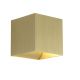 Aplice, corpuri de iluminat pentru pereti - Aplica iluminat ambiental metal auriu Newton Square