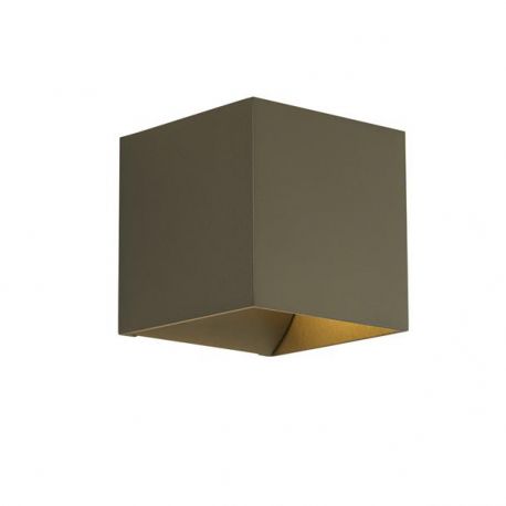 Aplice, corpuri de iluminat pentru pereti - Aplica iluminat ambiental metal cafeniu Newton Square