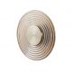 Aplice, corpuri de iluminat pentru pereti - Aplica LED metal alama antique sticla chihlimbar Cleo