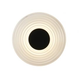 Aplice, corpuri de iluminat pentru pereti - Aplica LED metal negru mat sticla clara Cleo