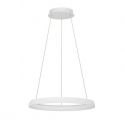 Lustra circulara aluminiu alb LED CCT OVIA 60cm