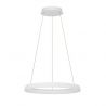 Lustra circulara aluminiu alb LED CCT OVIA 60cm