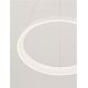 Pendule, Lustre suspendate - Lustra circulara aluminiu alb LED CCT OVIA 60cm
