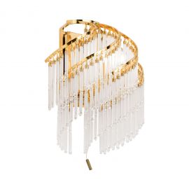 Aplica de perete cristal SCHOLER, KRISTALL KLASSISCH auriu