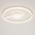 Lustra circulara aluminiu alb LED CCT SIENA 80cm
