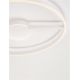 Lustre aplicate - Lustra circulara aluminiu alb LED CCT SIENA 80cm