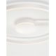 Lustre aplicate - Lustra circulara aluminiu alb LED CCT SIENA 80cm