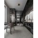 Lustre aplicate - Lustra circulara aluminiu negru LED CCT SIENA 40cm
