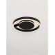 Lustre aplicate - Lustra circulara aluminiu negru LED CCT SIENA 40cm