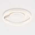 Lustra circulara aluminiu alb LED CCT SIENA 40cm