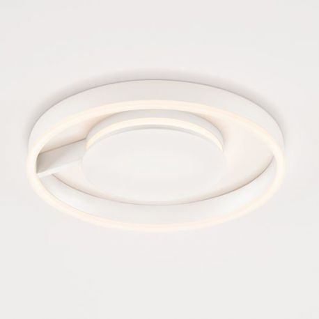 Lustre aplicate - Lustra circulara aluminiu alb LED CCT SIENA 40cm