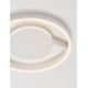Lustre aplicate - Lustra circulara aluminiu alb LED CCT SIENA 40cm